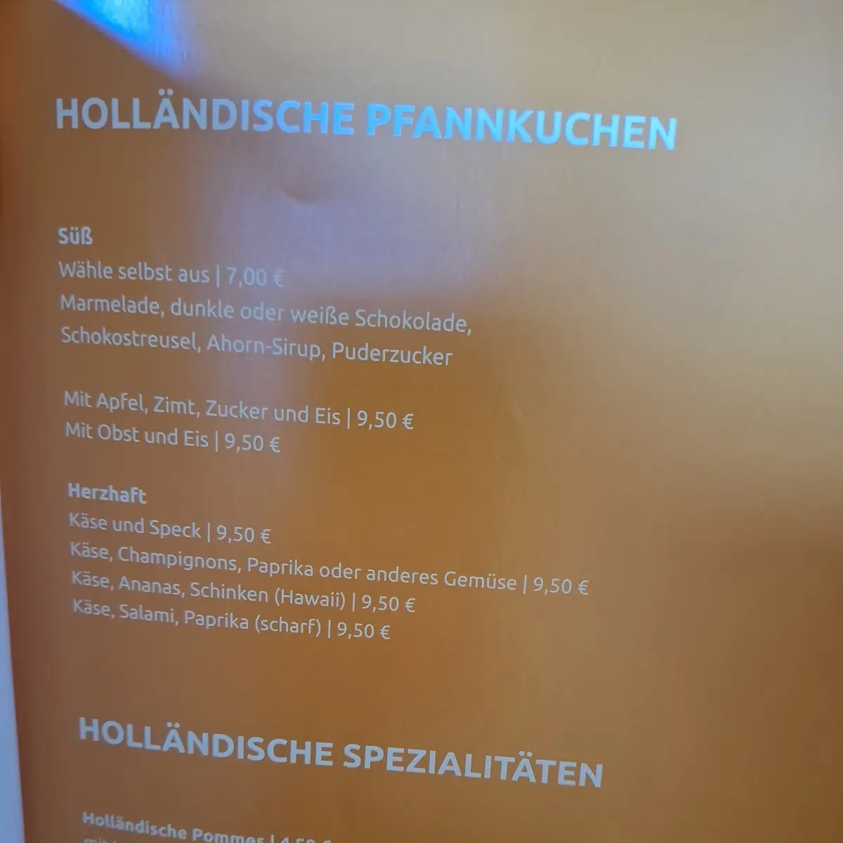 Speisekarte photo 2