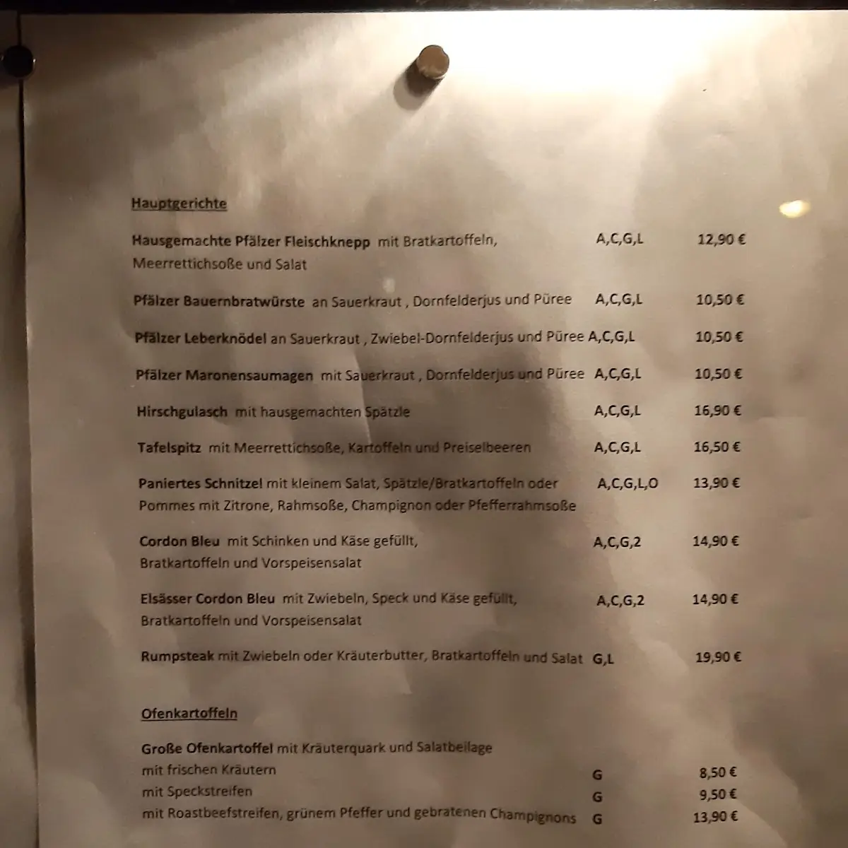 Speisekarte photo 5