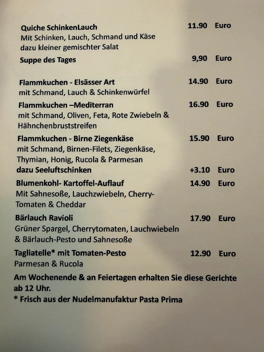 Speisekarte photo 2