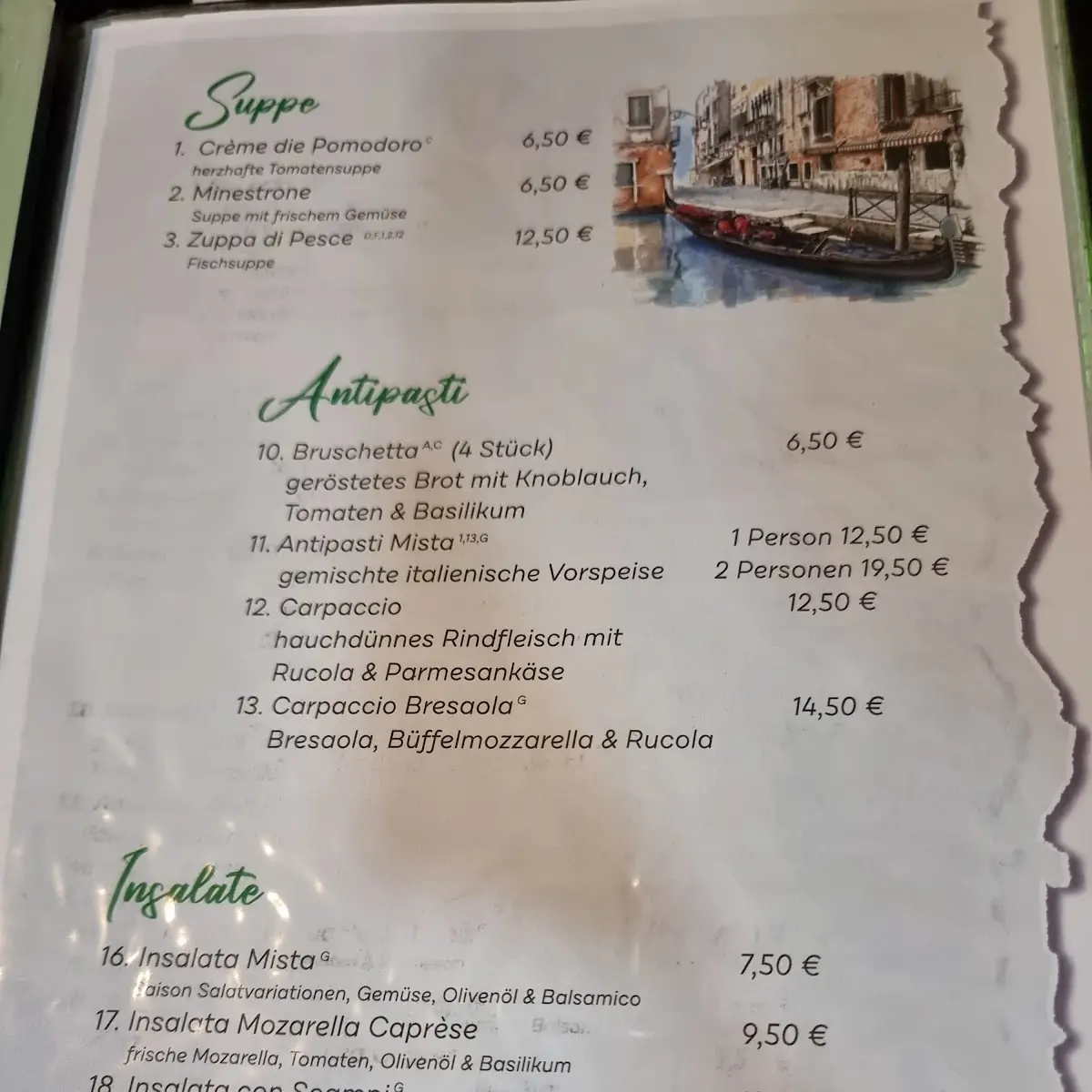 Speisekarte photo 2