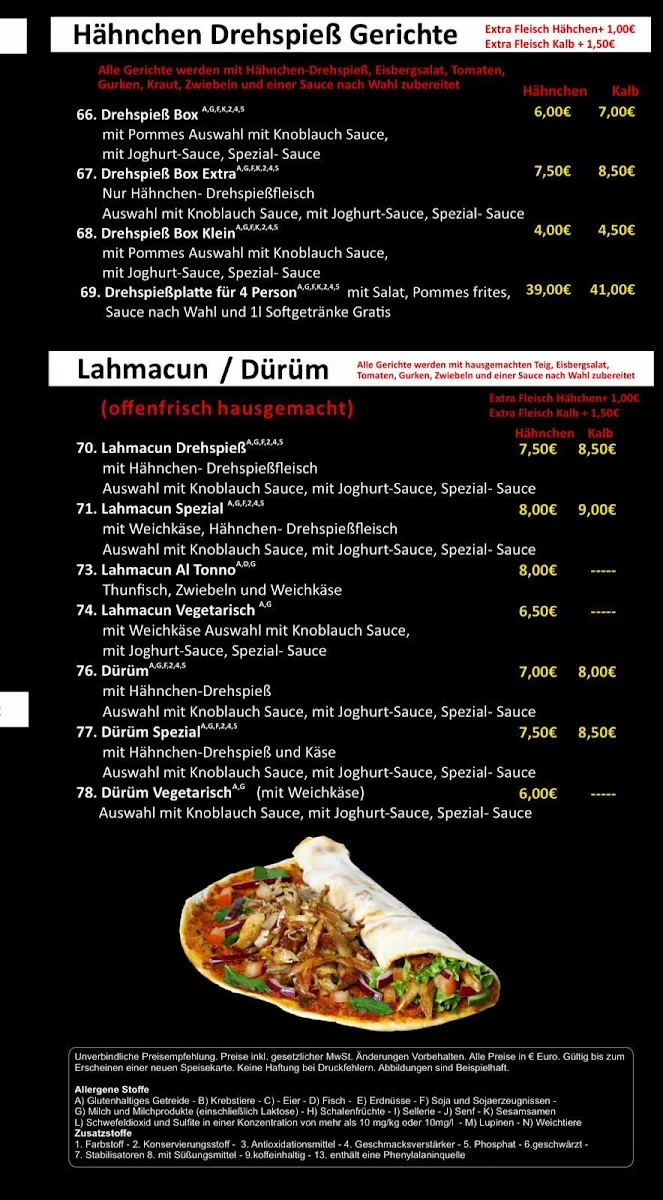 Speisekarte photo 6