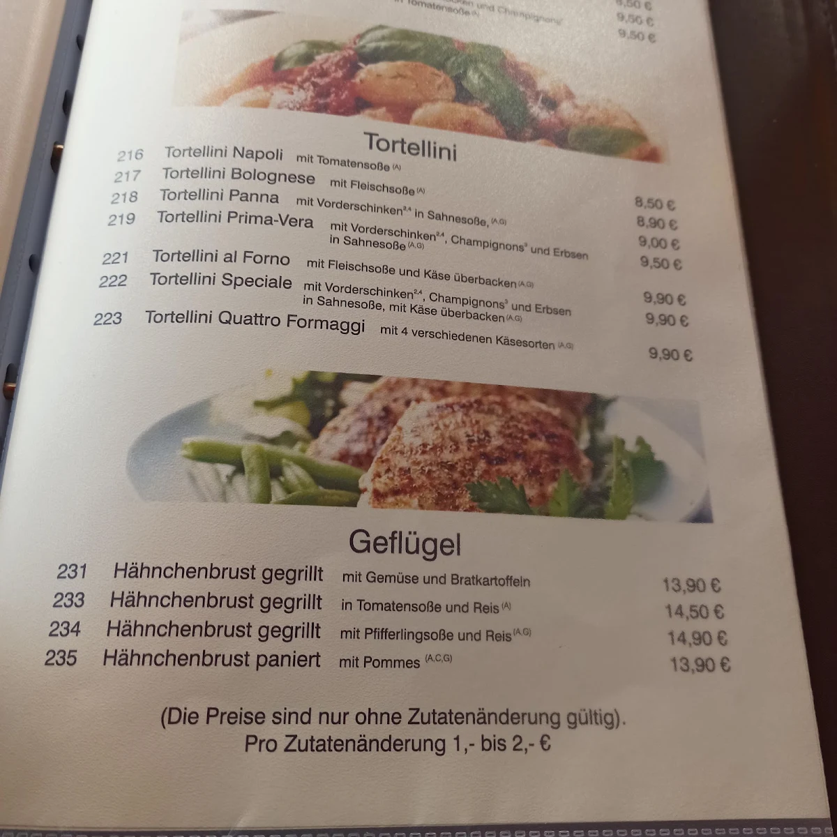 Speisekarte photo 4