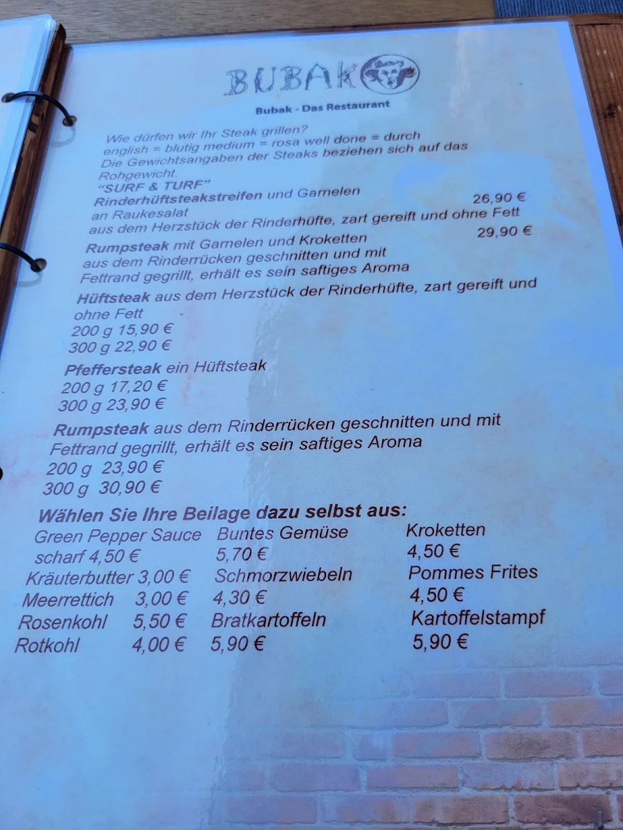 Speisekarte photo 1