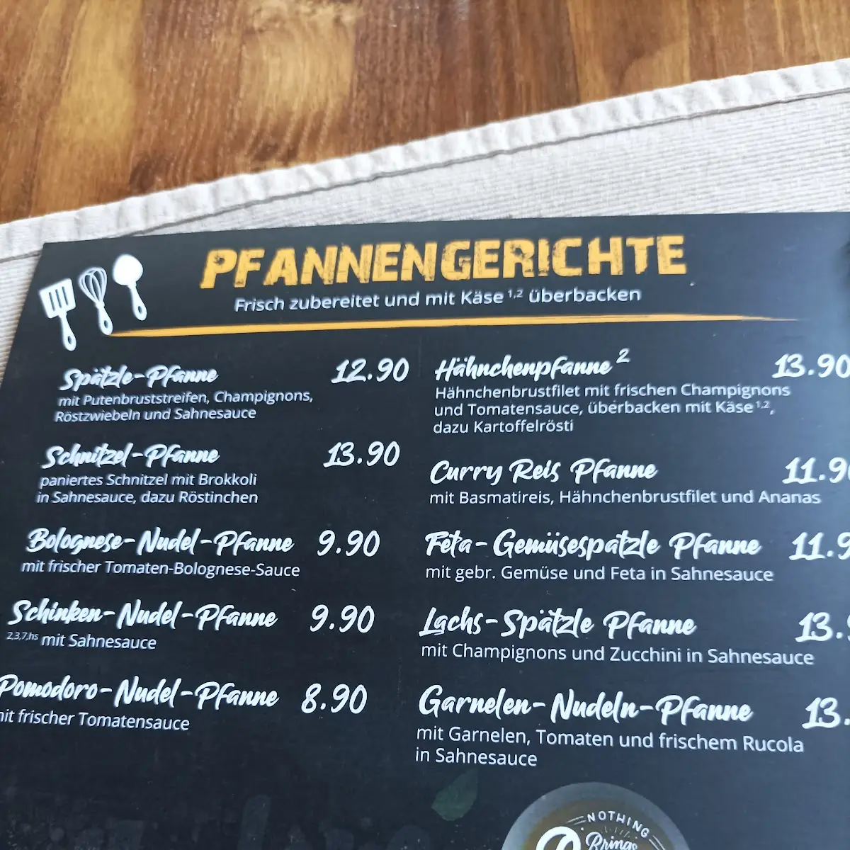 Speisekarte photo 4
