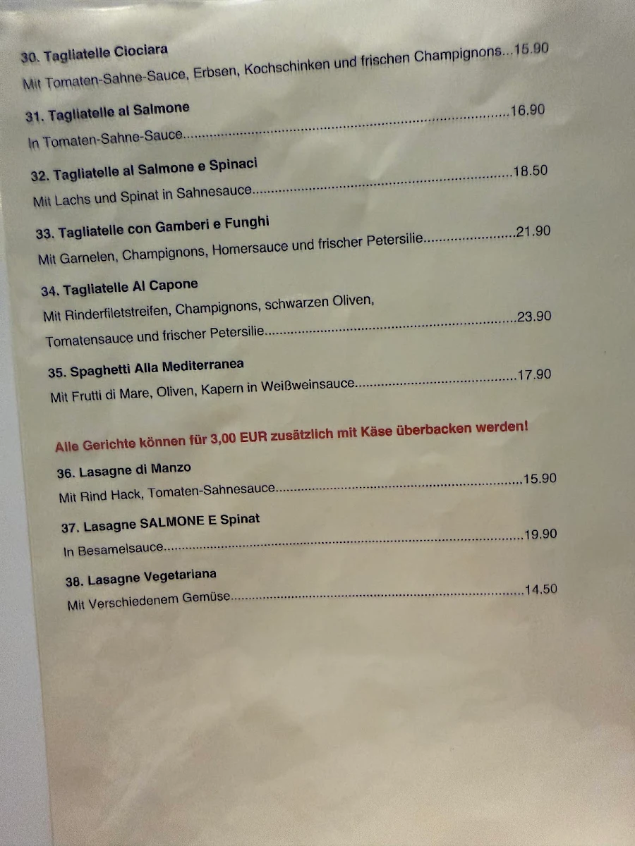 Speisekarte photo 2