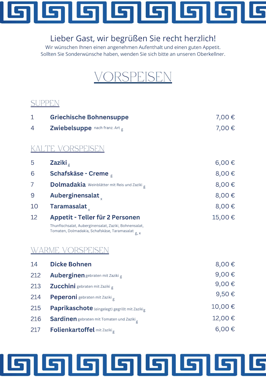 Speisekarte photo 5