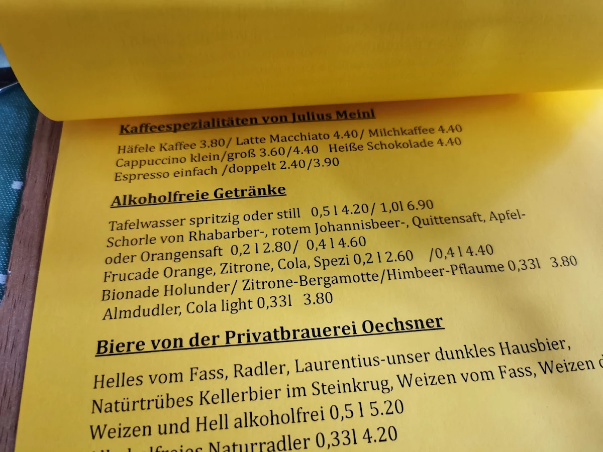 Speisekarte photo 2