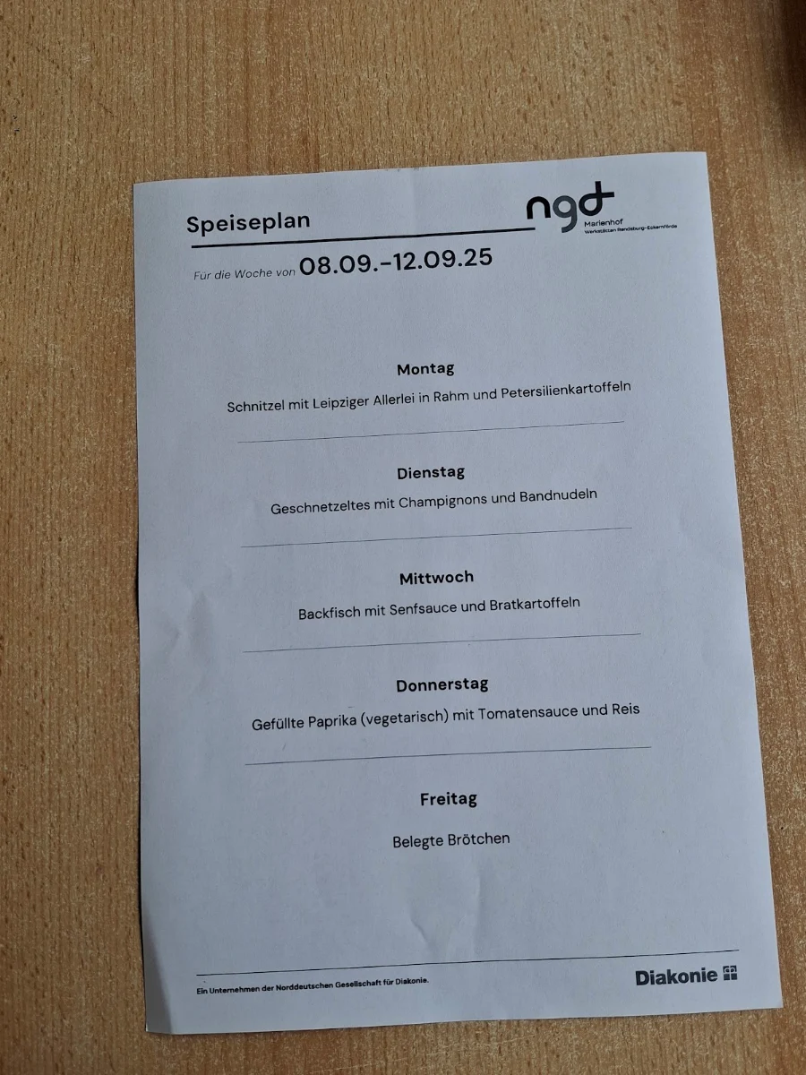 Speisekarte photo 1