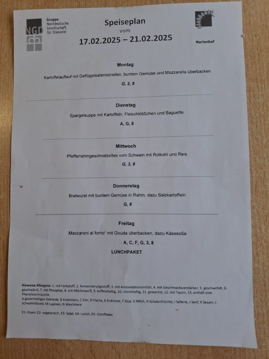 Speisekarte photo 2