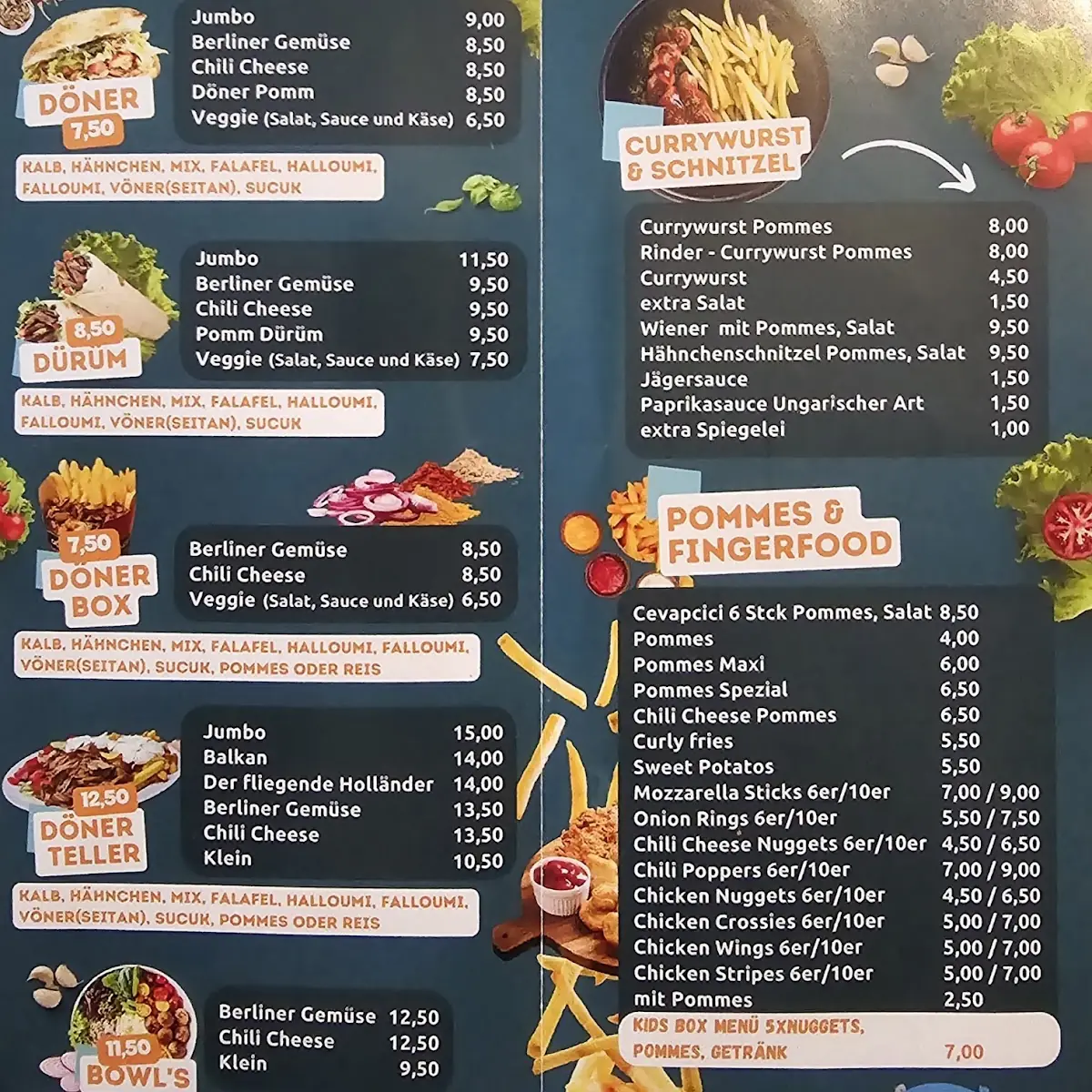 Speisekarte photo 2