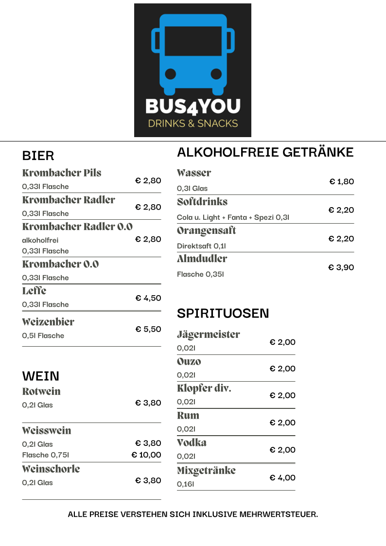 Speisekarte photo 1