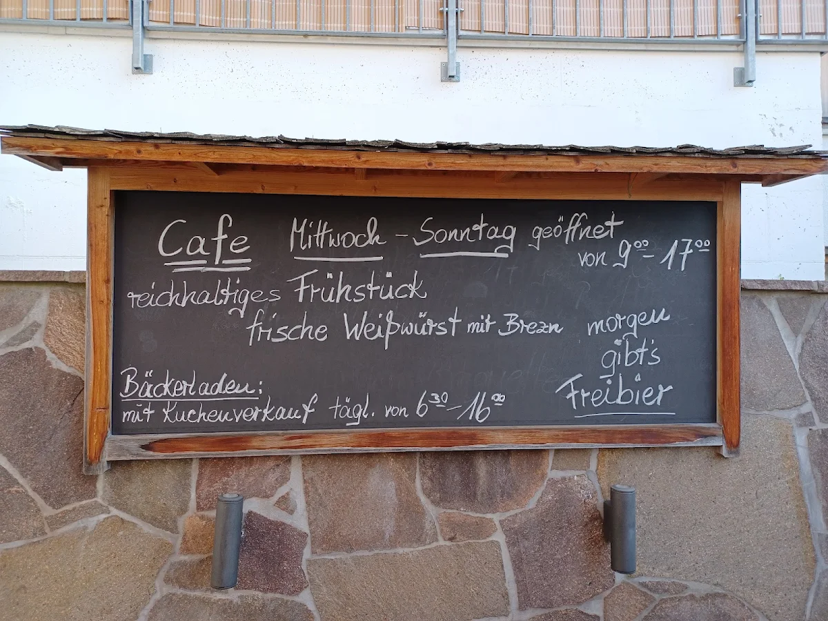 Speisekarte, Cafe Wildschütz Jennerwein