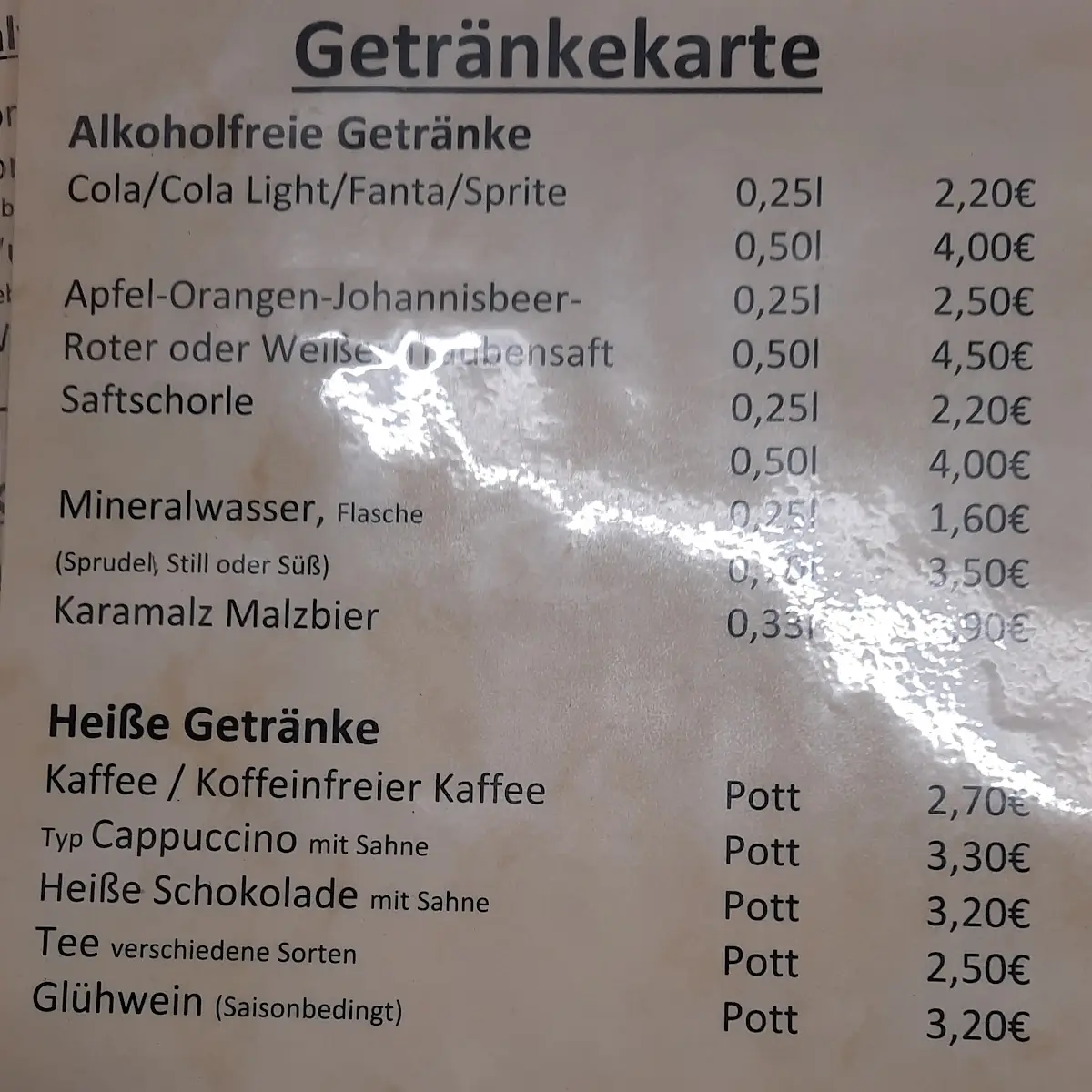 Speisekarte photo 2