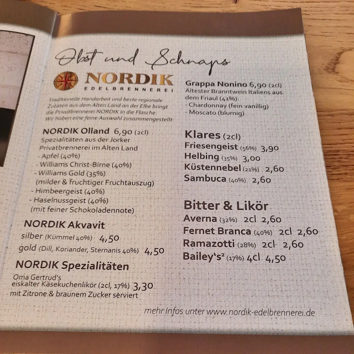 Speisekarte photo 7