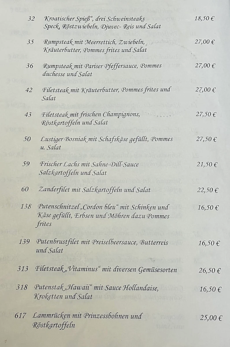 Speisekarte photo 1
