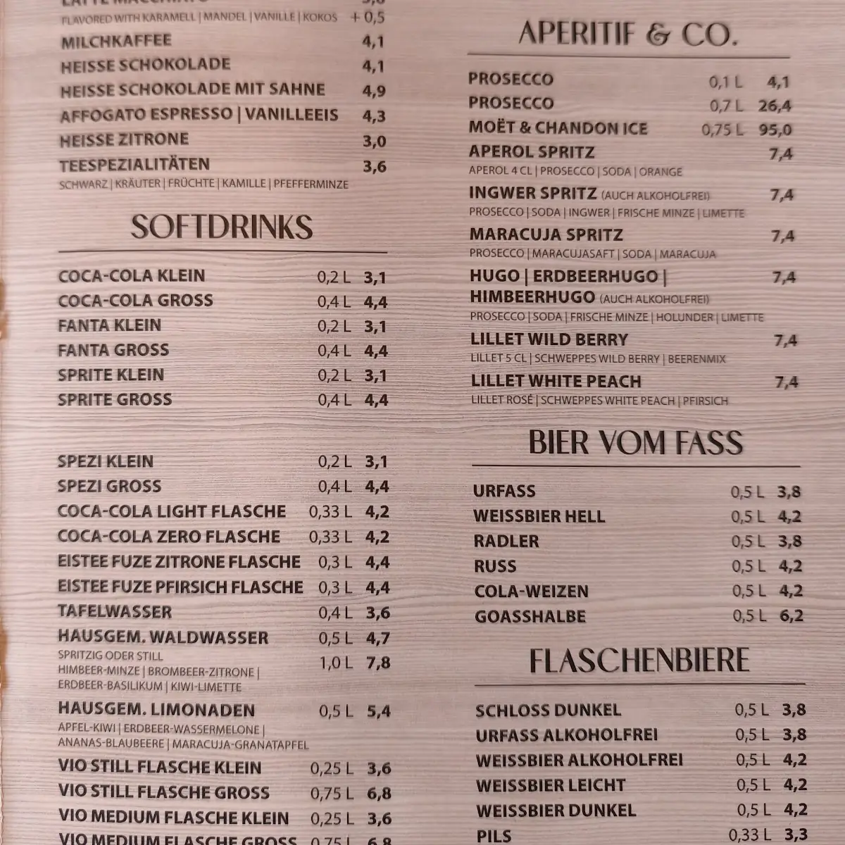 Speisekarte photo 5