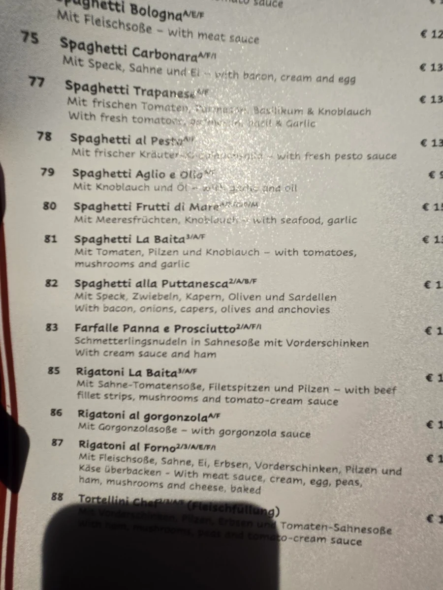 Speisekarte photo 4