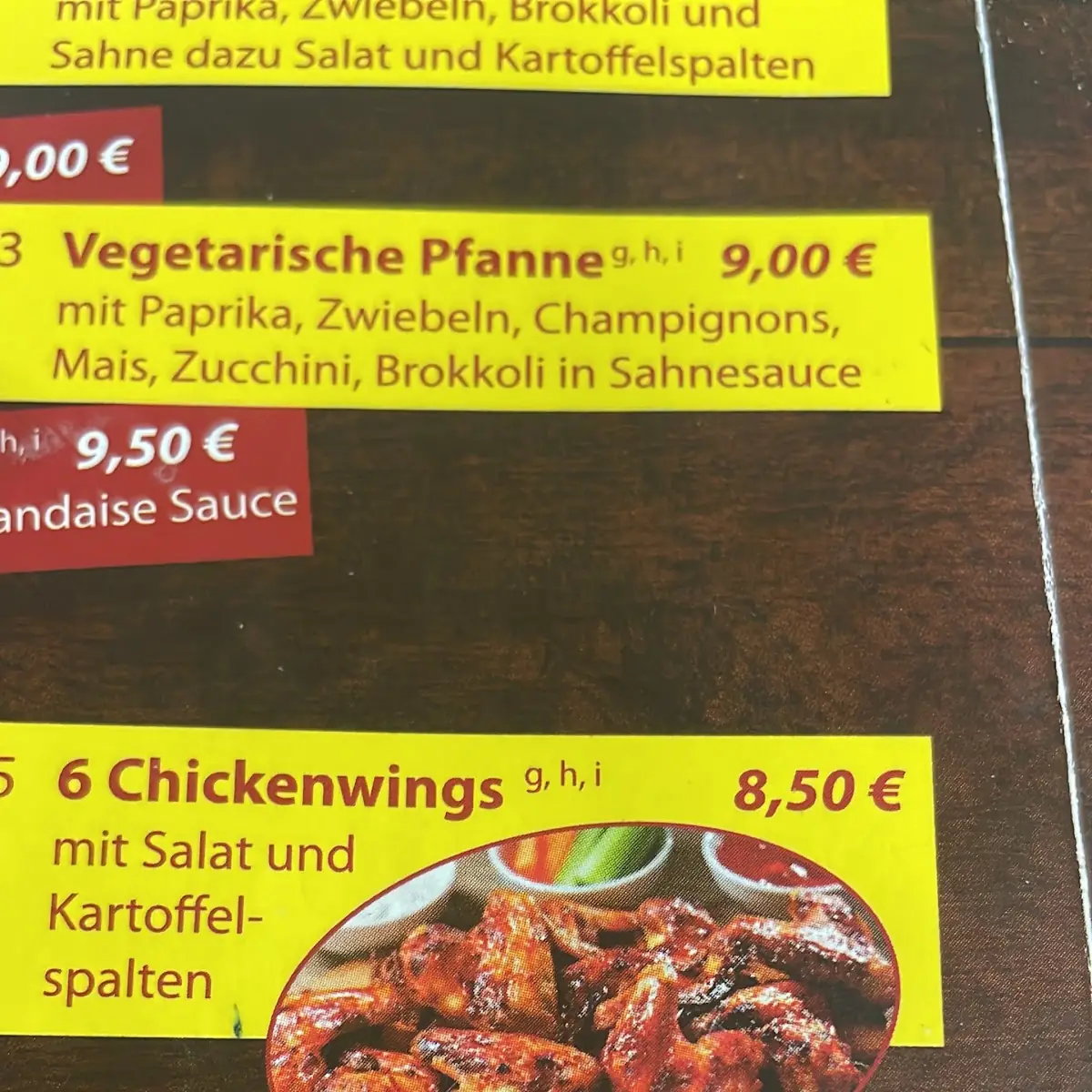 Speisekarte photo 3