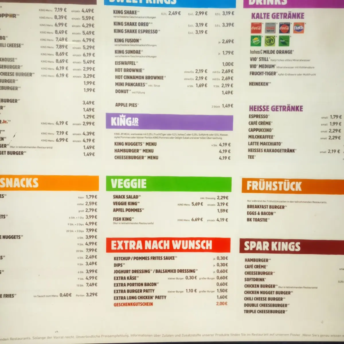 Speisekarte photo 3