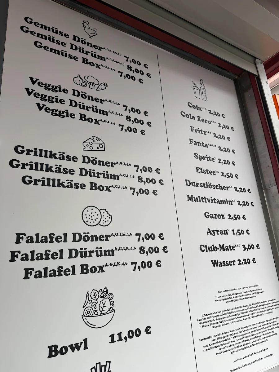 Speisekarte photo 3