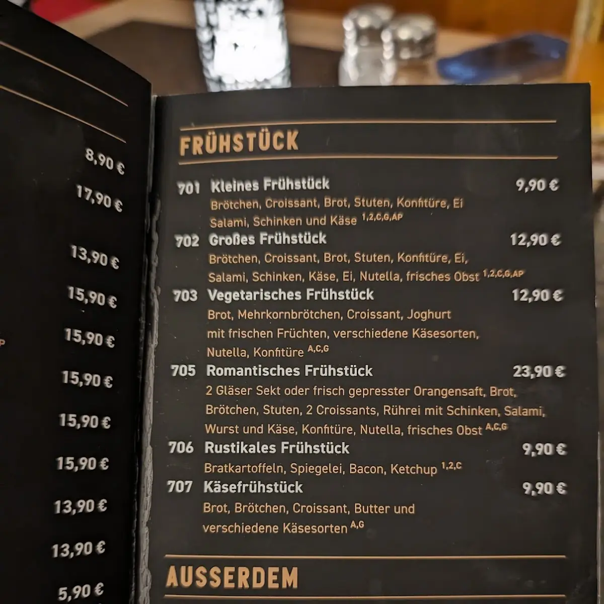 Speisekarte photo 8