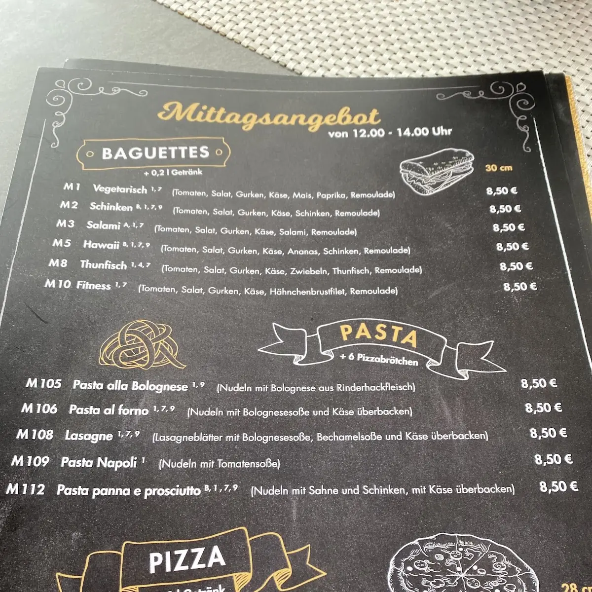 Speisekarte, Amici