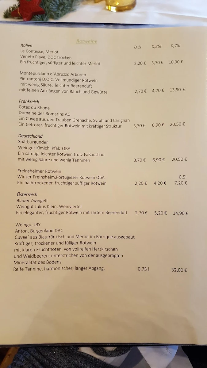 Speisekarte photo 1