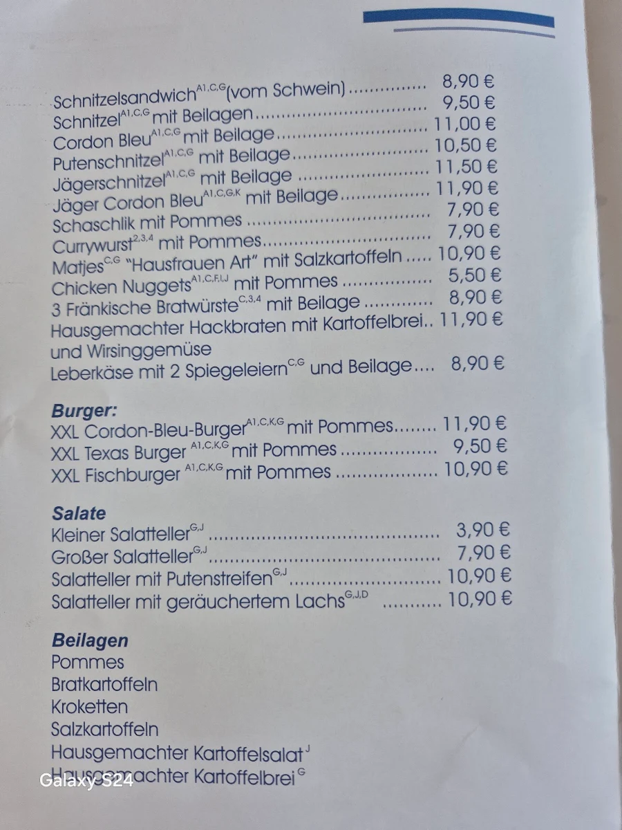 Speisekarte photo 1