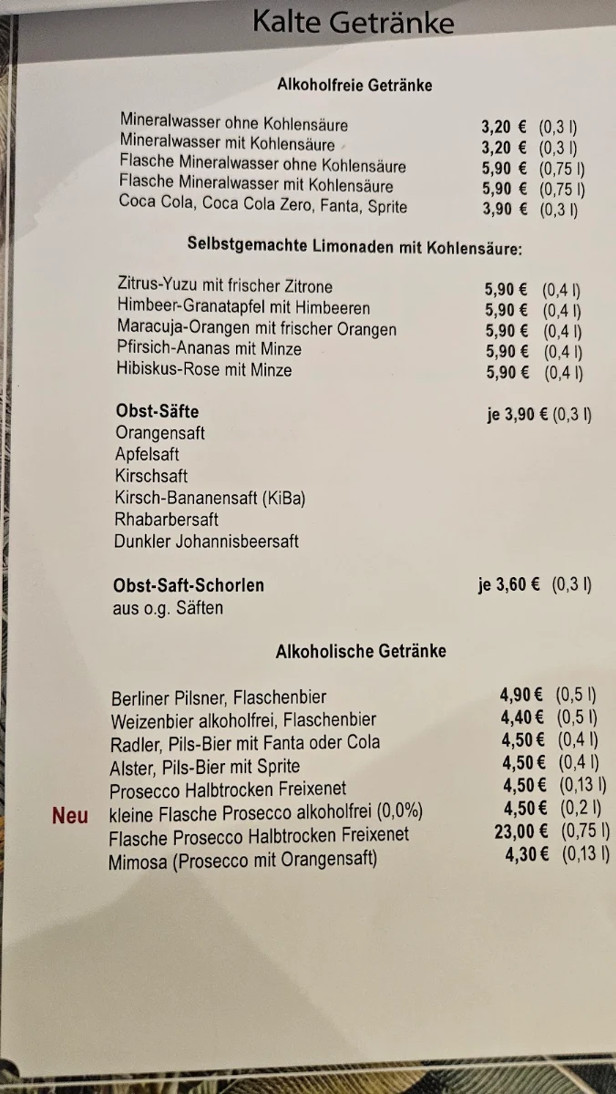 Speisekarte photo 2