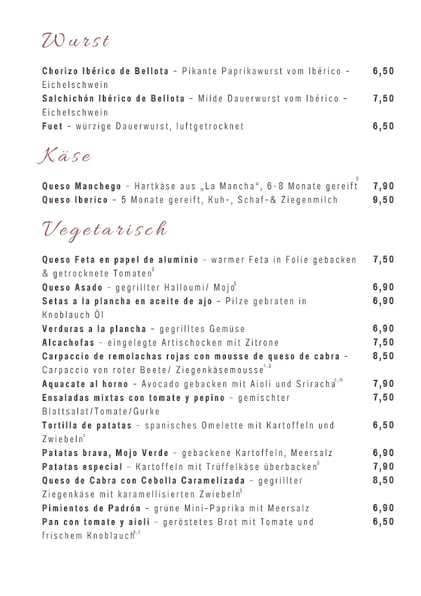 Speisekarte photo 6