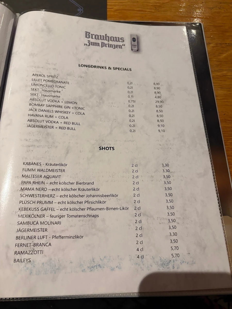 Speisekarte photo 2