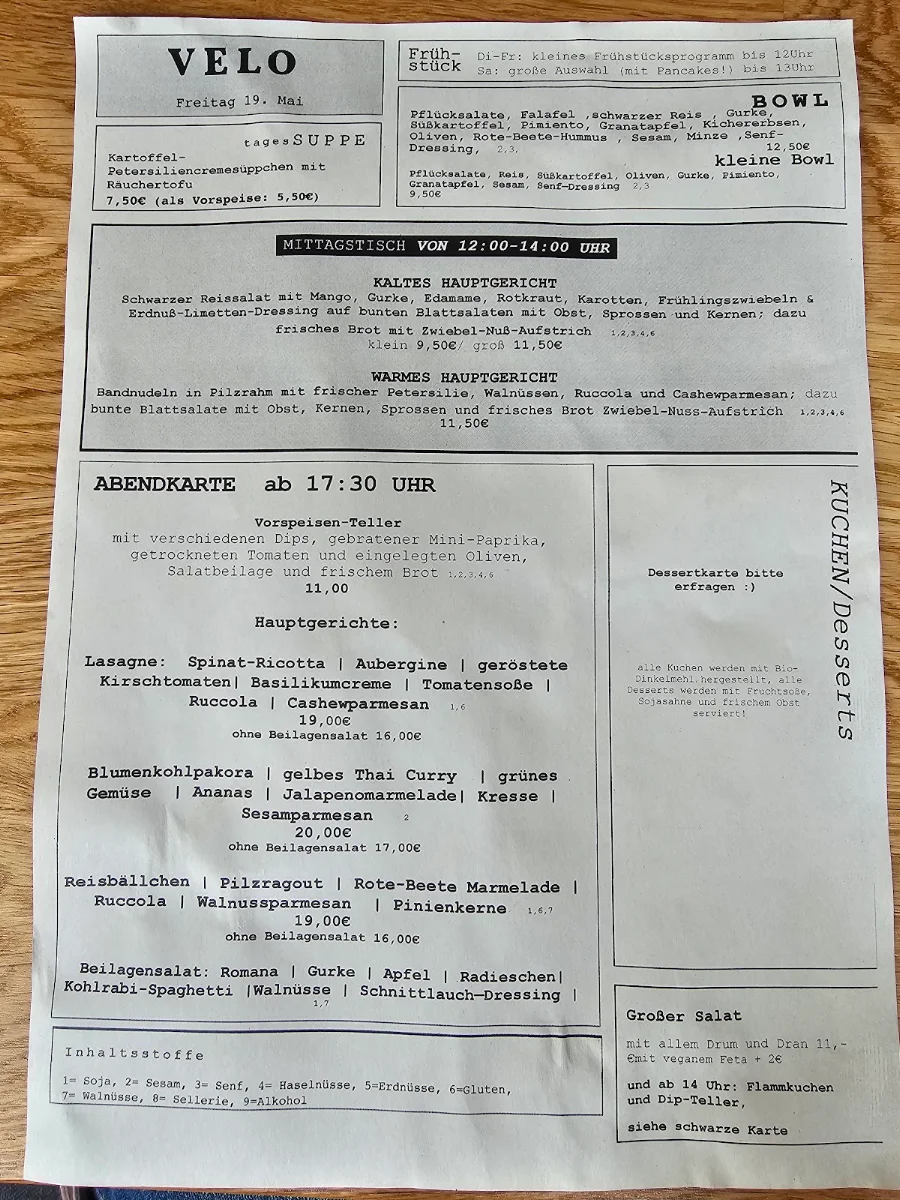 Speisekarte photo 1