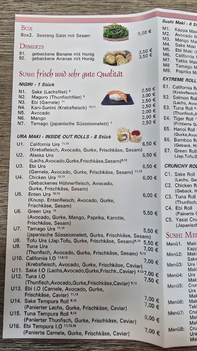 Speisekarte photo 1