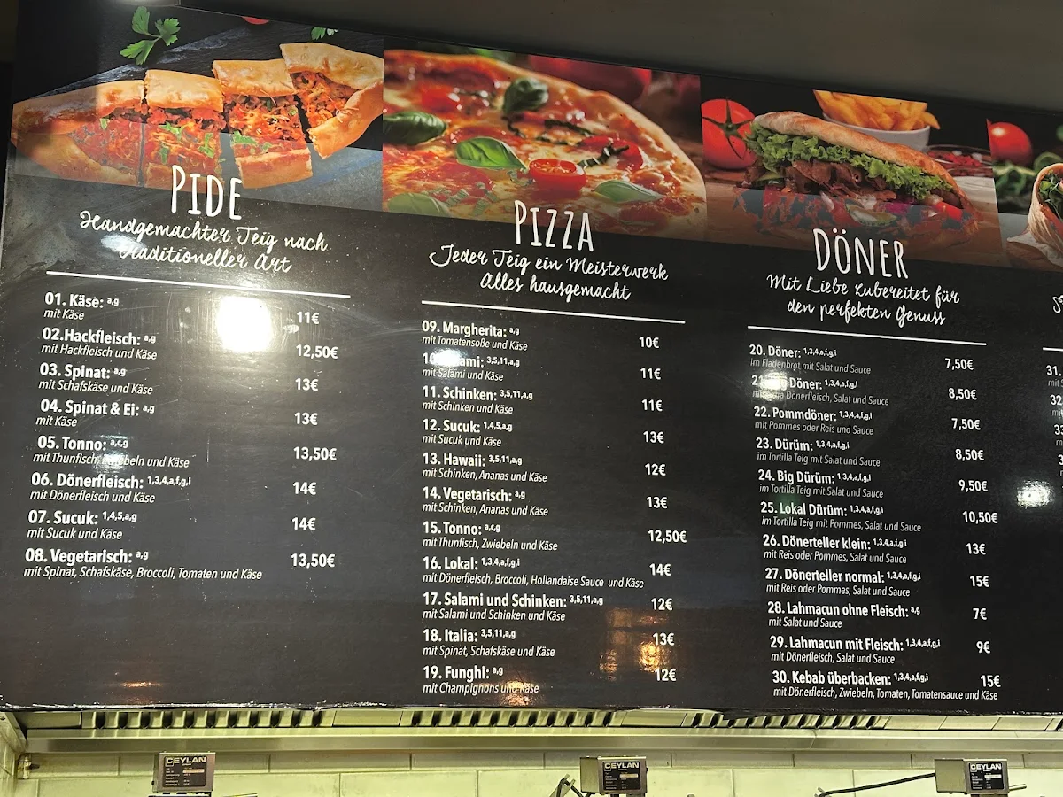 Speisekarte, LOKAL döner, meat & more