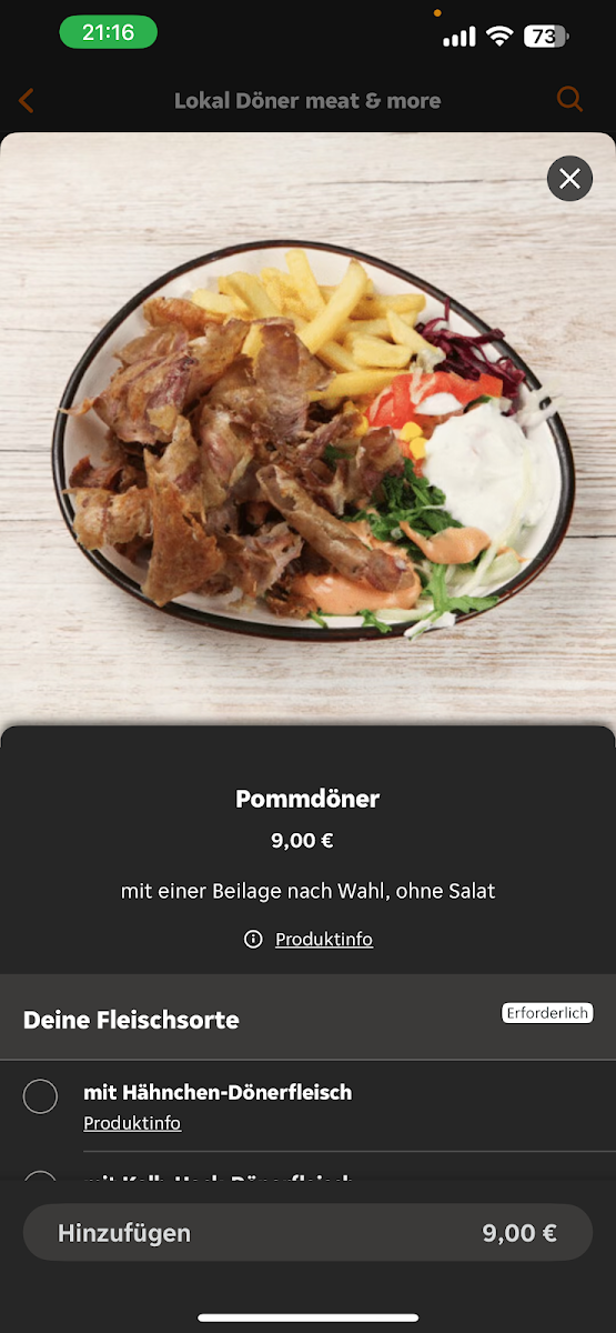 Speisekarte, LOKAL döner, meat & more