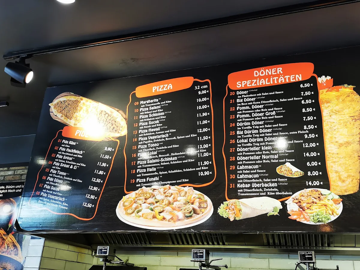 Speisekarte, LOKAL döner, meat & more