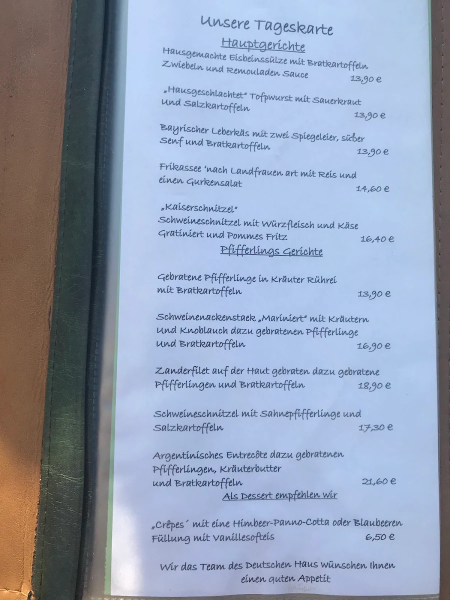 Speisekarte photo 4