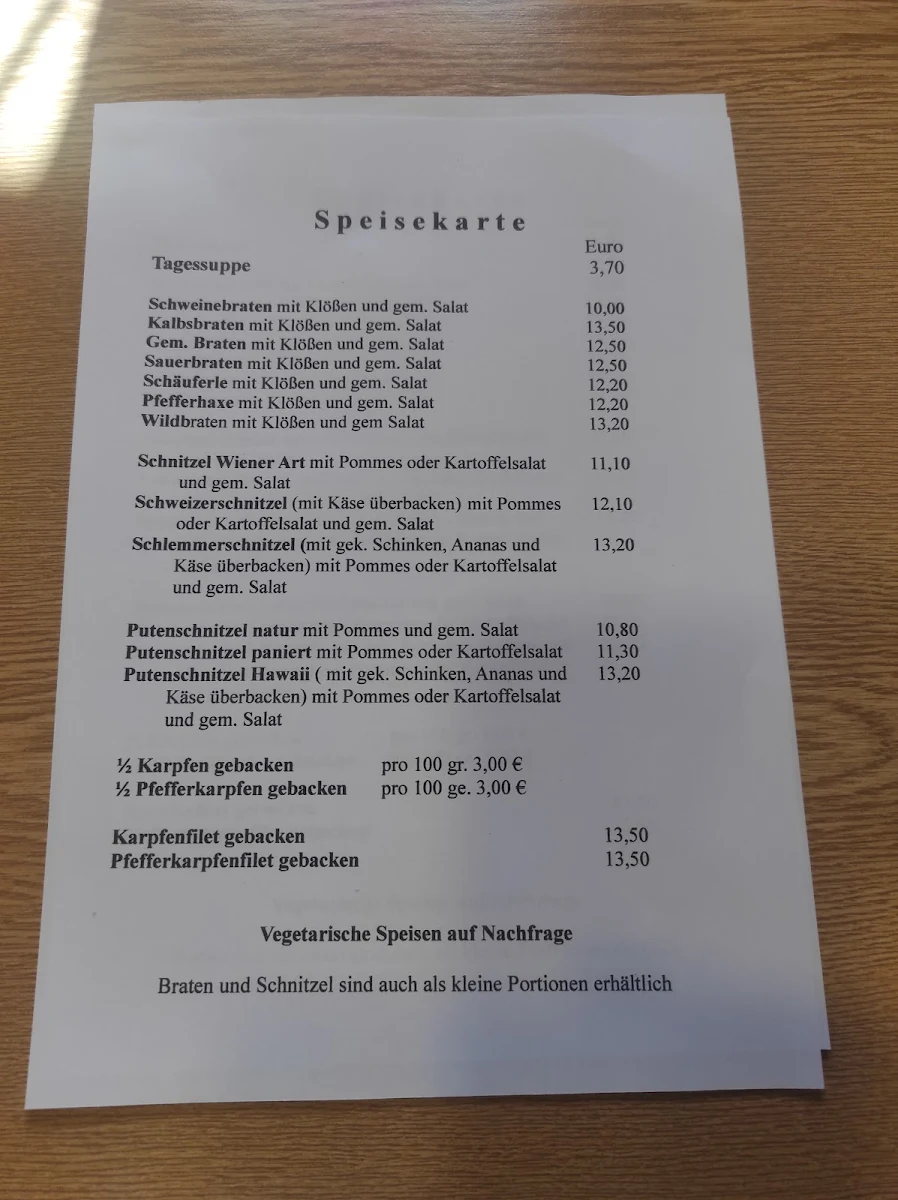 Speisekarte photo 3