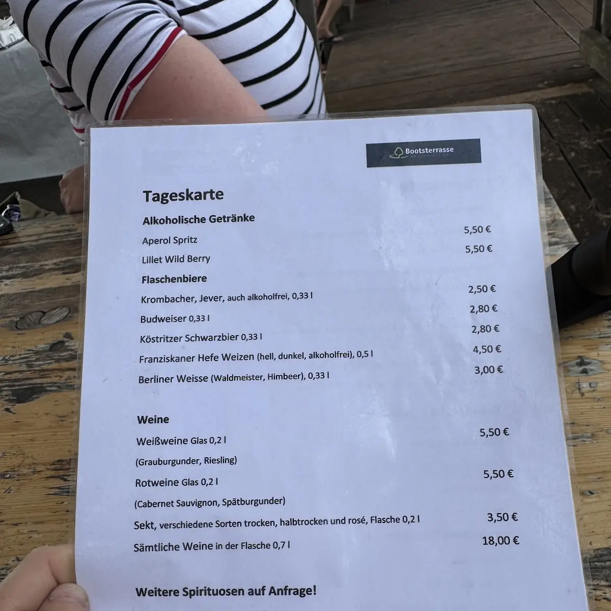 Speisekarte photo 1