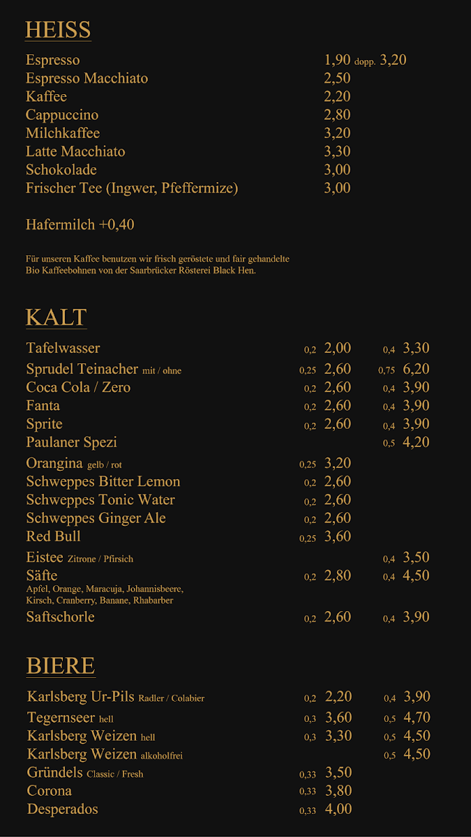 Speisekarte photo 2