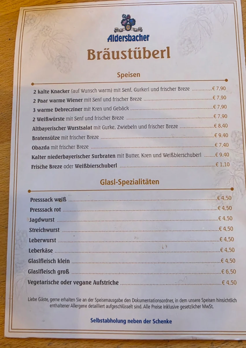 Speisekarte photo 2