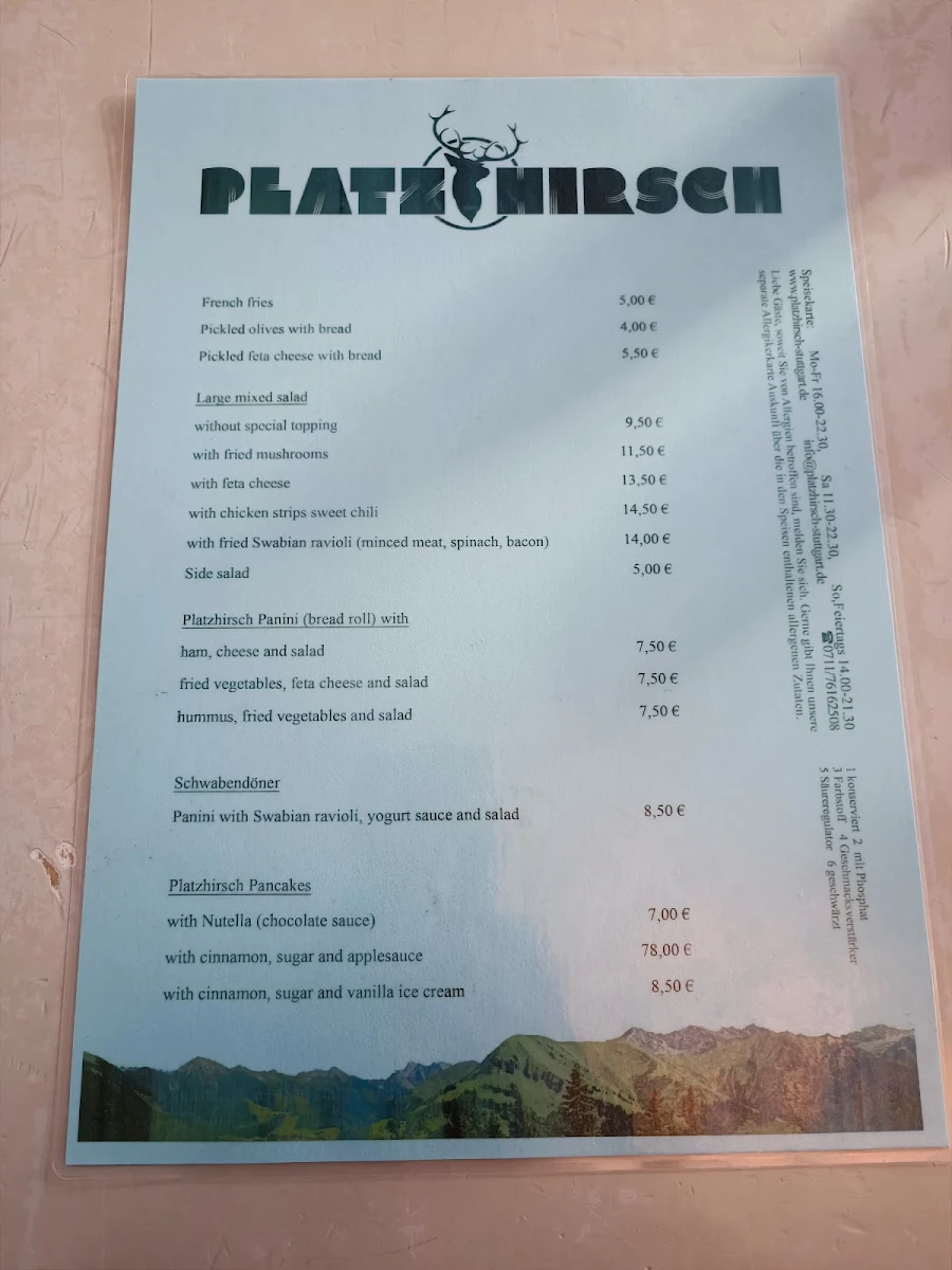 Speisekarte photo 10