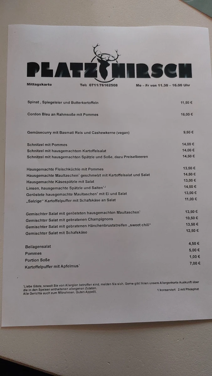 Speisekarte photo 5