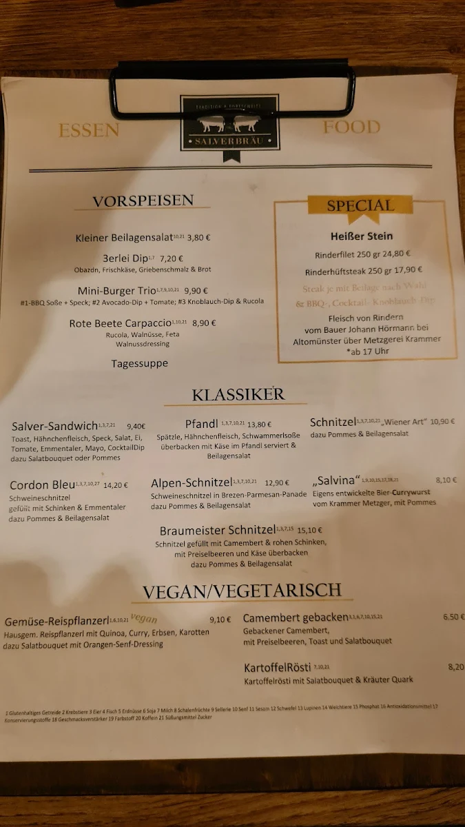 Speisekarte photo 2