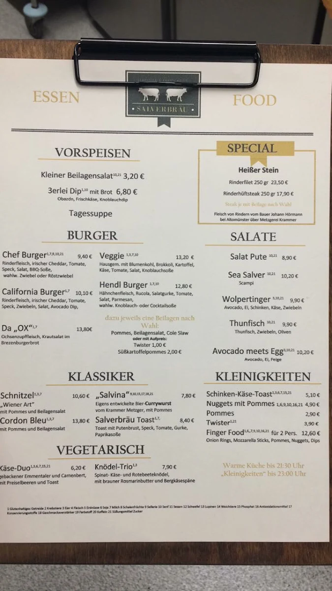 Speisekarte photo 3