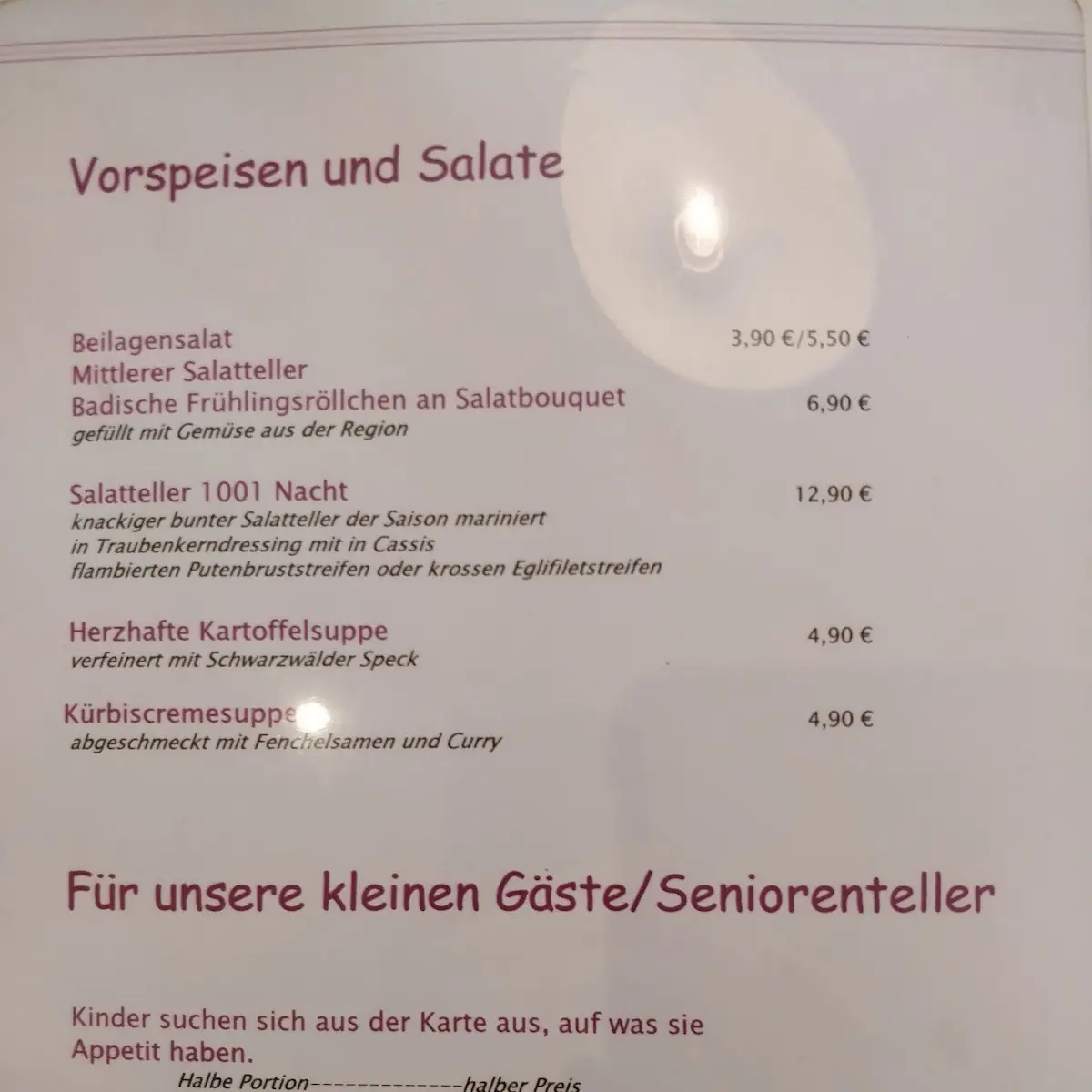 Speisekarte photo 2