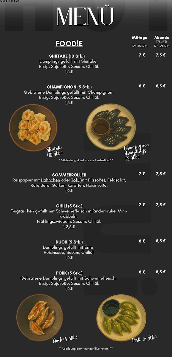 Speisekarte photo 2