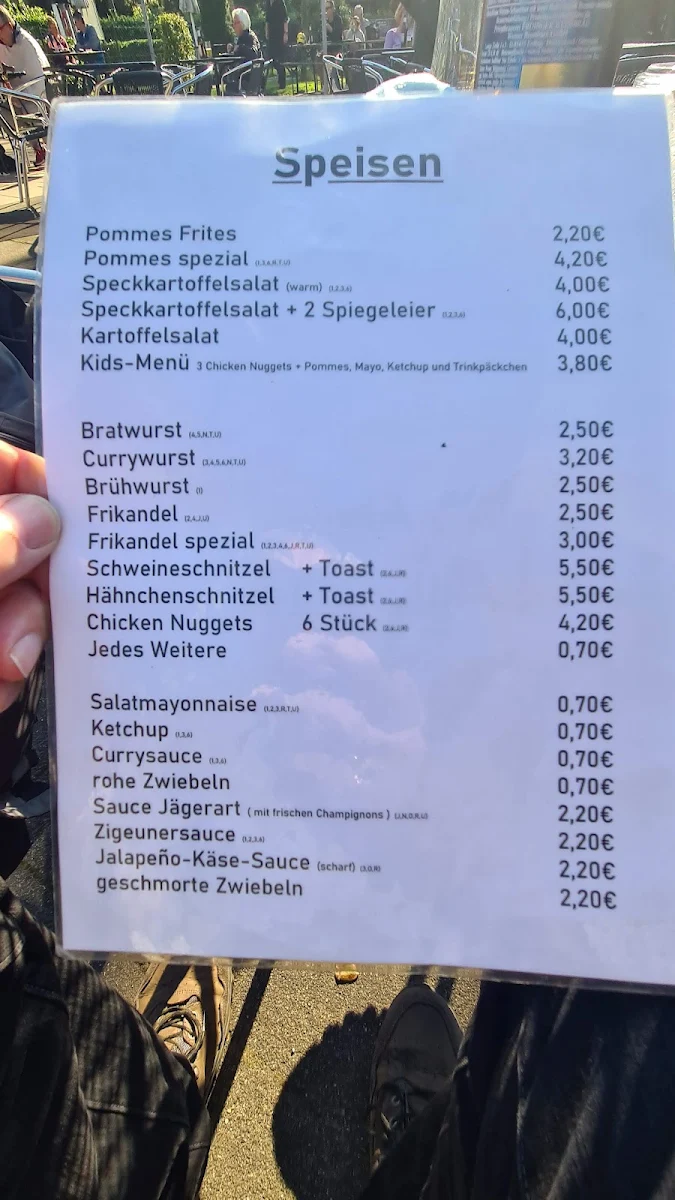 Speisekarte, Elkes Treff