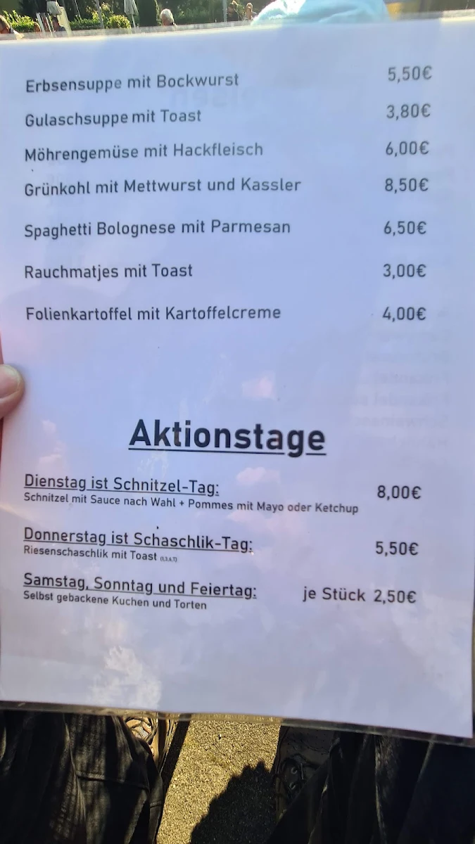 Speisekarte, Elkes Treff