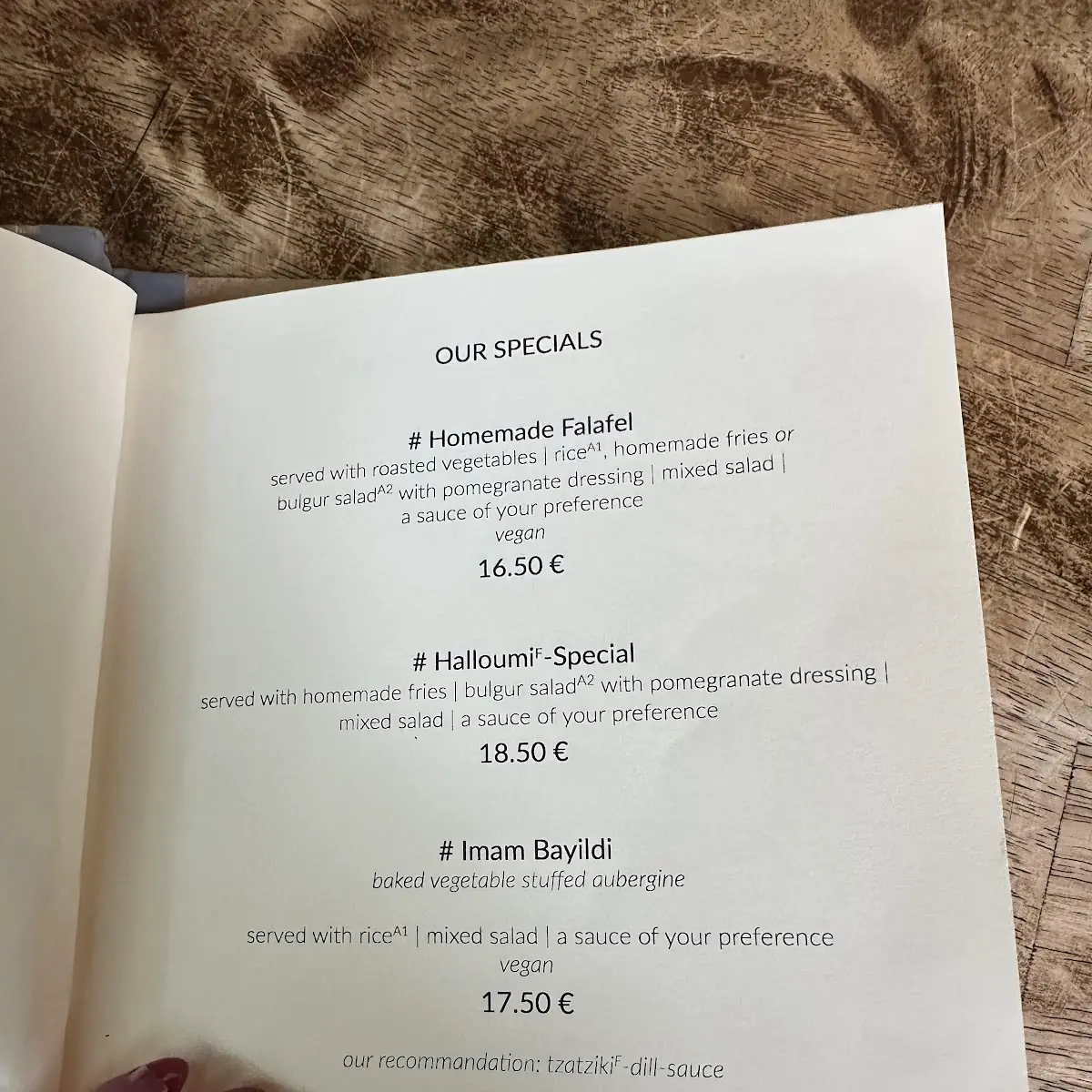 Speisekarte photo 3